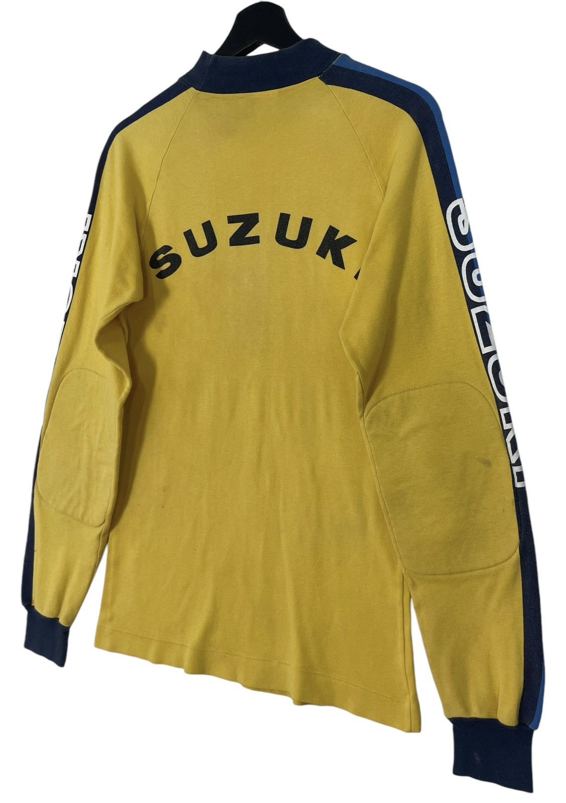 Gear for Sports 80s VINTAGE SUZUKI RACING RIDER SHIRT WITH PADDED ELBOW Size US M / EU 48-50 / 2 - 4 Thumbnail