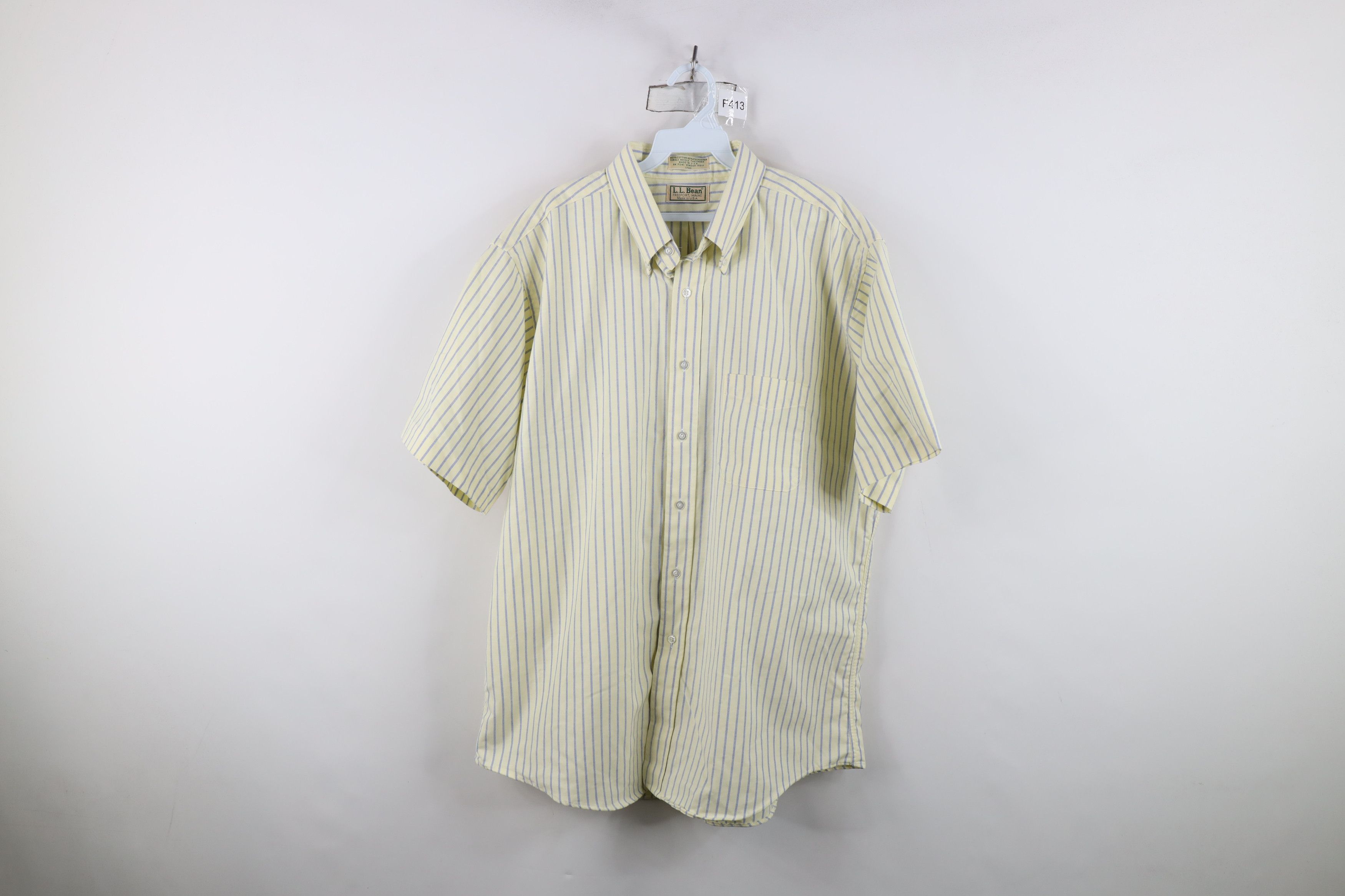 L.L. Bean Vintage 90s LL Bean Needle Tailor Button Down Shirt USA Size US M / EU 48-50 / 2 - 1 Thumbnail