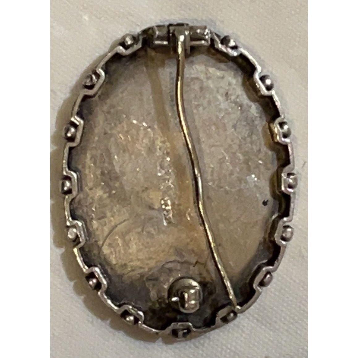 Other Antique Victorian Signed WCM Sterling Silver & Rose Gold Pin Size ONE SIZE - 5 Thumbnail