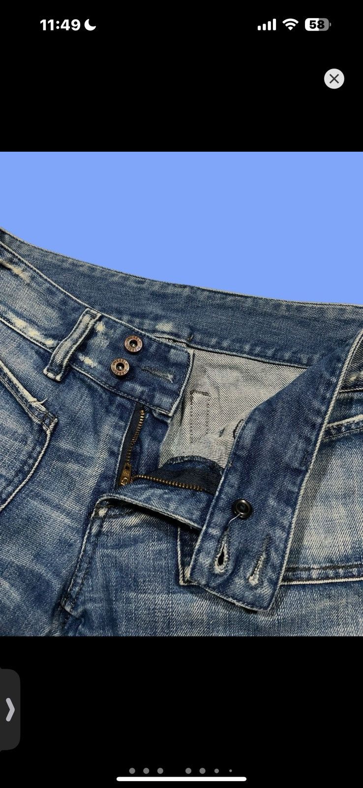 Diesel × Hysteric Glamour × If Six Was Nine Y2K Opium LGB style Diesel Distressed Denim Jeans Size 27" / US 4 / IT 40 - 4 Thumbnail