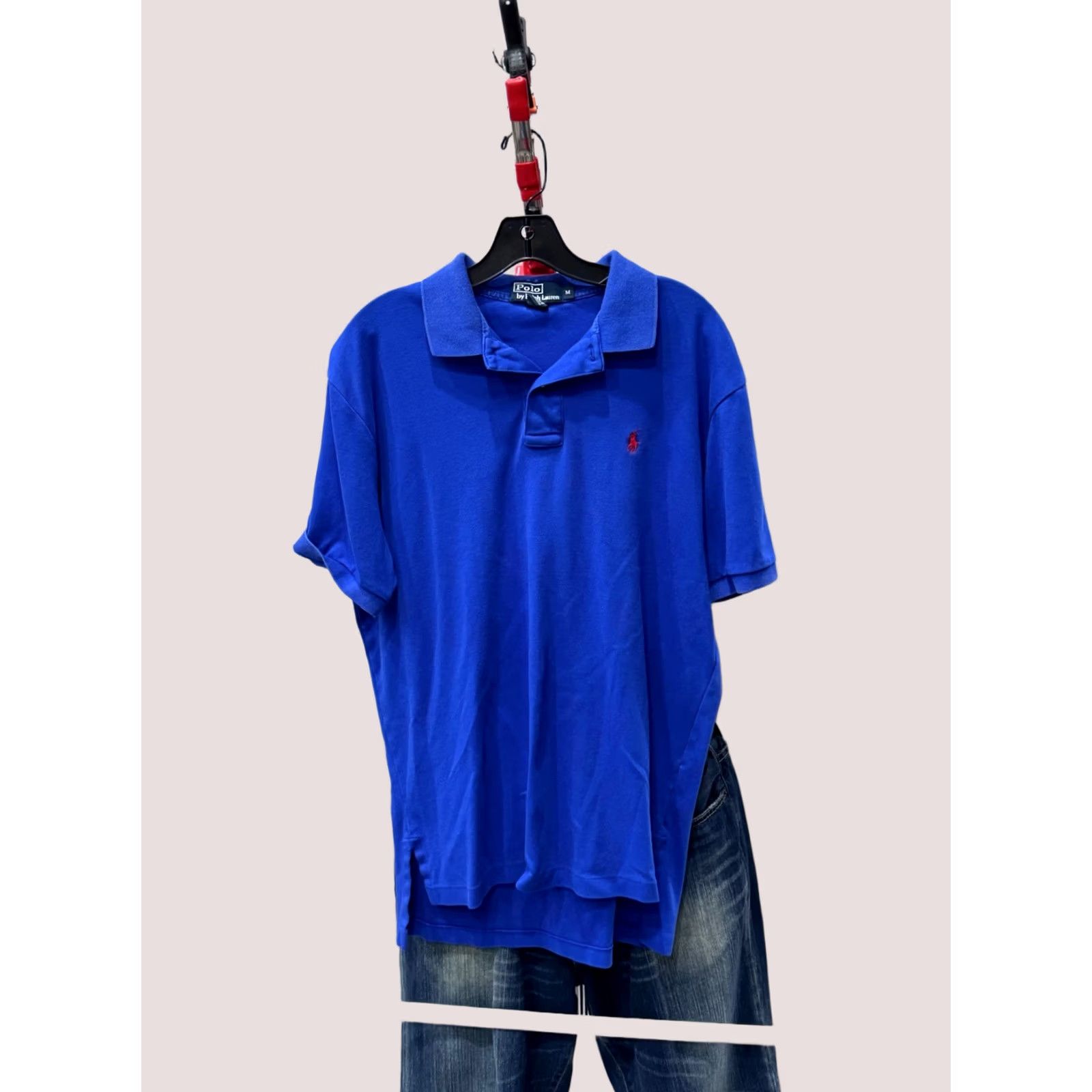 Polo Ralph Lauren Polo Shirt Polo Ralph Lauren POLO SHIRT Medium M Royal Blue Red Ponjy Multicolor Long Sleeve Mens Size US M / EU 48-50 / 2 - 1 Thumbnail