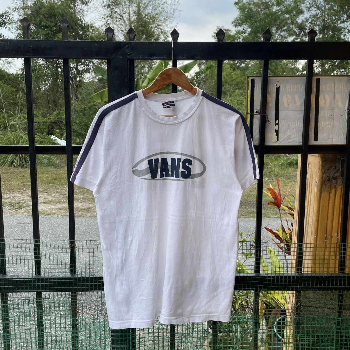 Vans 🔥Vintage 90s VANS Big Logo Vans Skateboard Tee Size US L / EU 52-54 / 3 - 1 Thumbnail