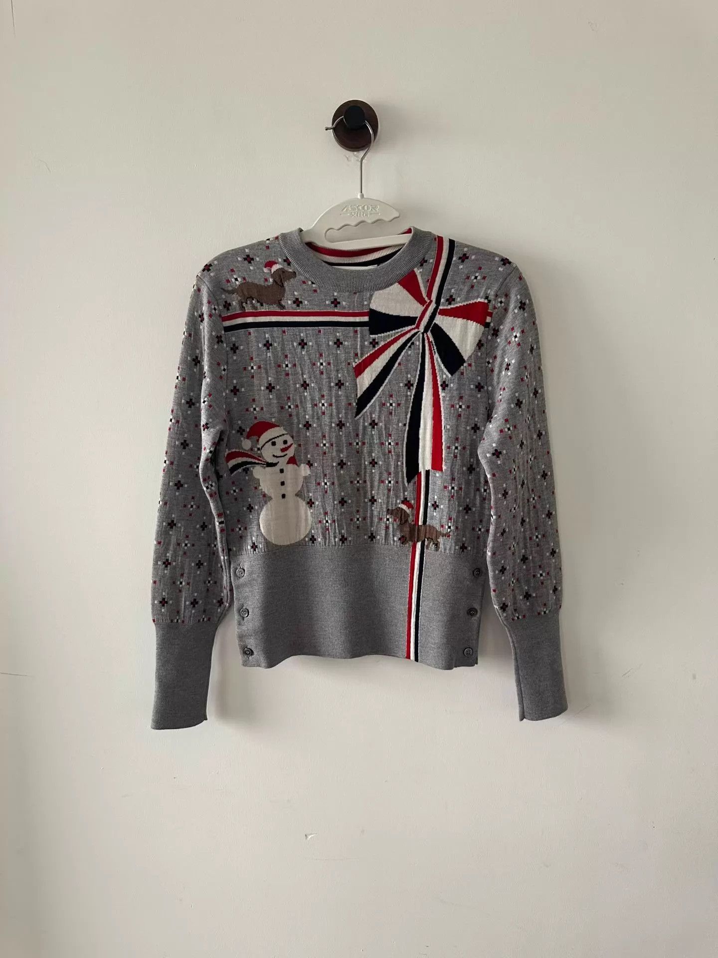 Thom Browne Thom Browne Christmas Sweater 38 New Size XS / US 0-2 / IT 36-38 - 1 Thumbnail