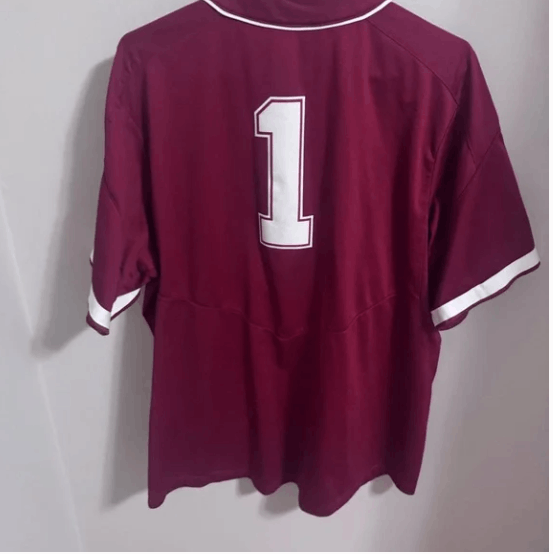 Nike Nike Maroon Alabama Baseball Jersey Size US XL / EU 56 / 4 - 2 Thumbnail
