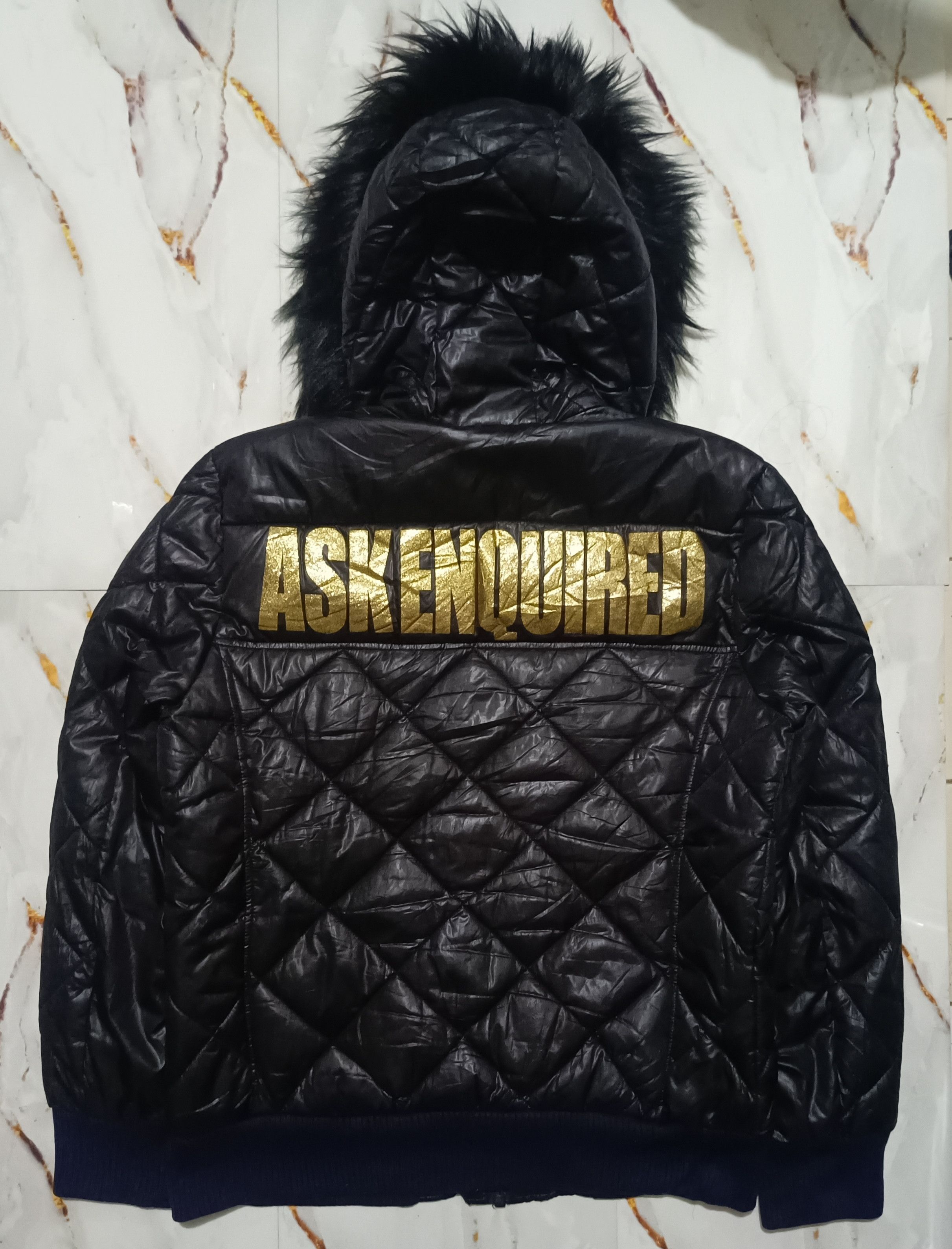 14th Addiction 🔥ASK Enquired Hoodie Puffer Down Jacket With Fur Size US L / EU 52-54 / 3 - 2 Thumbnail