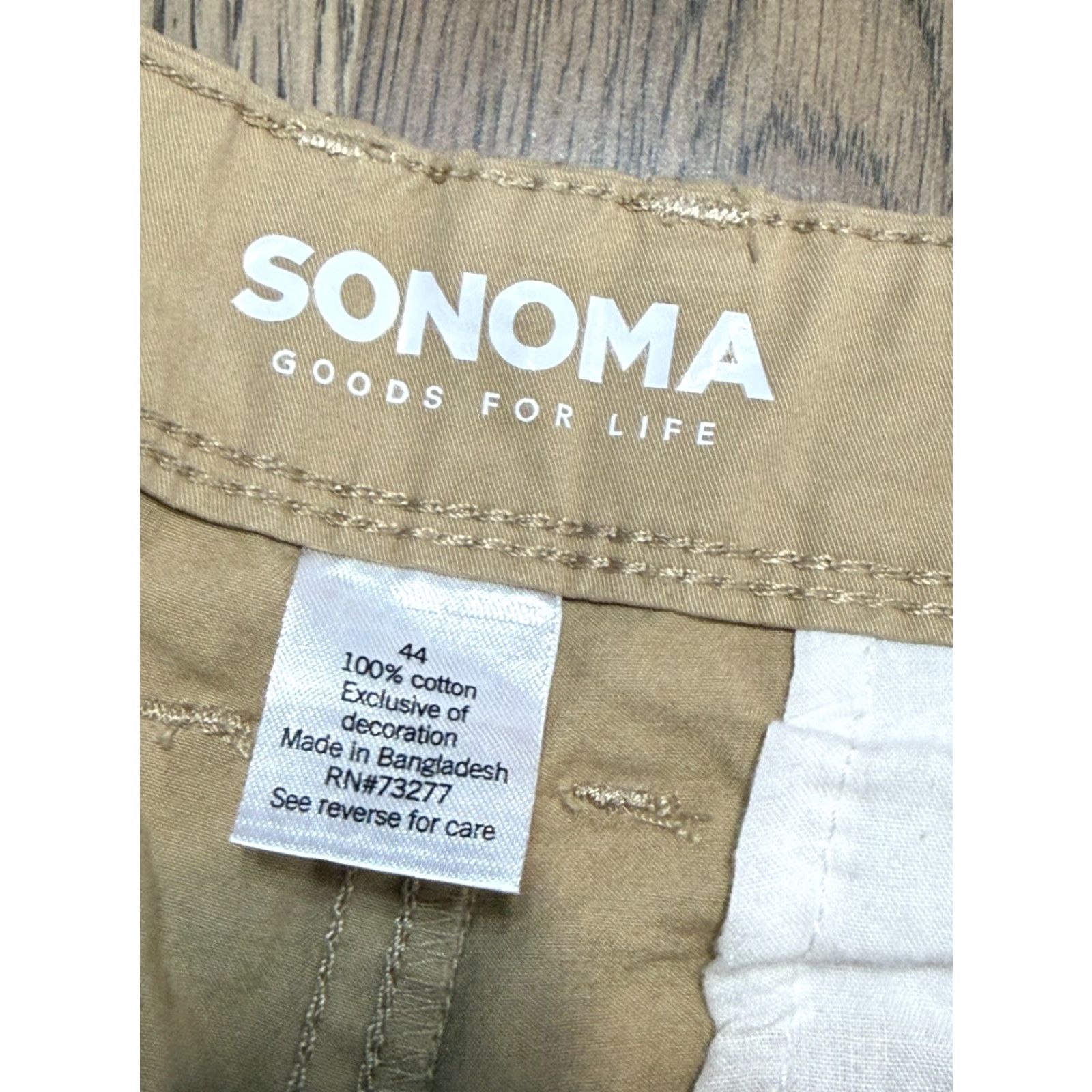 Vintage VINTAGE? (No) Sonoma Shorts Men's 44 Brown Cargo Outdoor Mid Rise Pockets Koh? Size US 44 / EU 60 - 7 Thumbnail