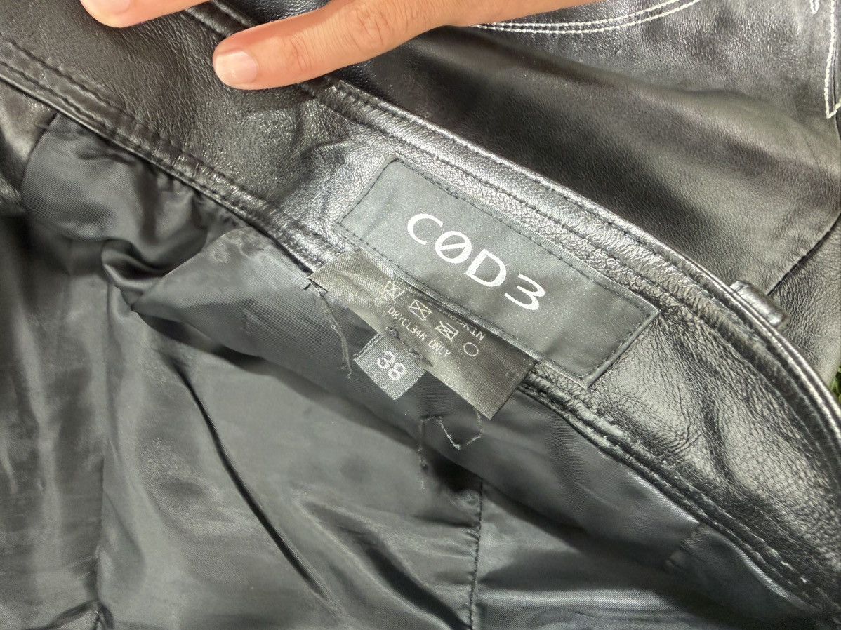 C2H4 C2H4 Black Lambskin Leather Pants Size US 38 / EU 54 - 6 Thumbnail