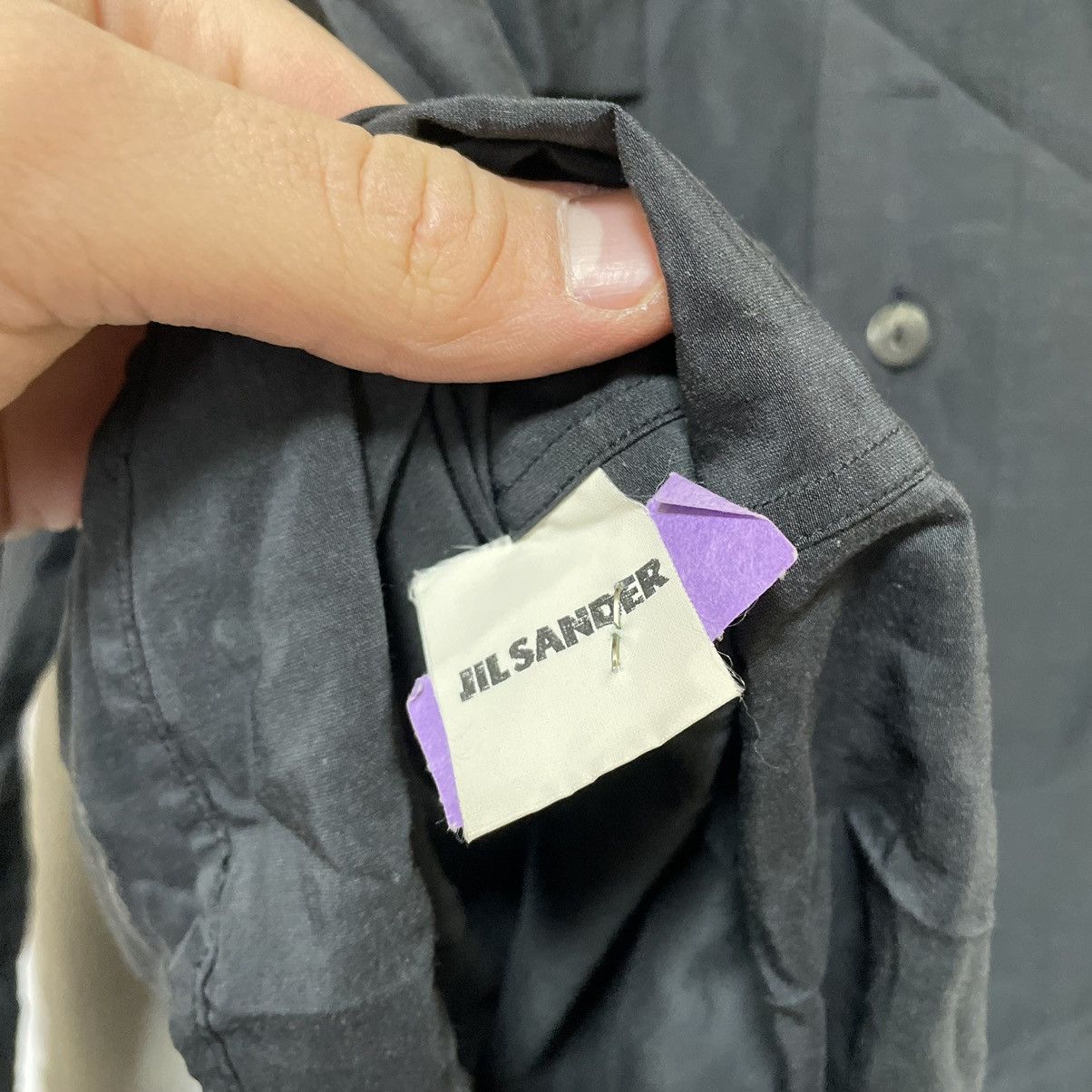 Japanese Brand × Jil Sander × Raf Simons Jil Sander 40 Tuxedo Pleated Shirt tee button up ninja old Size US M / EU 48-50 / 2 - 5 Thumbnail
