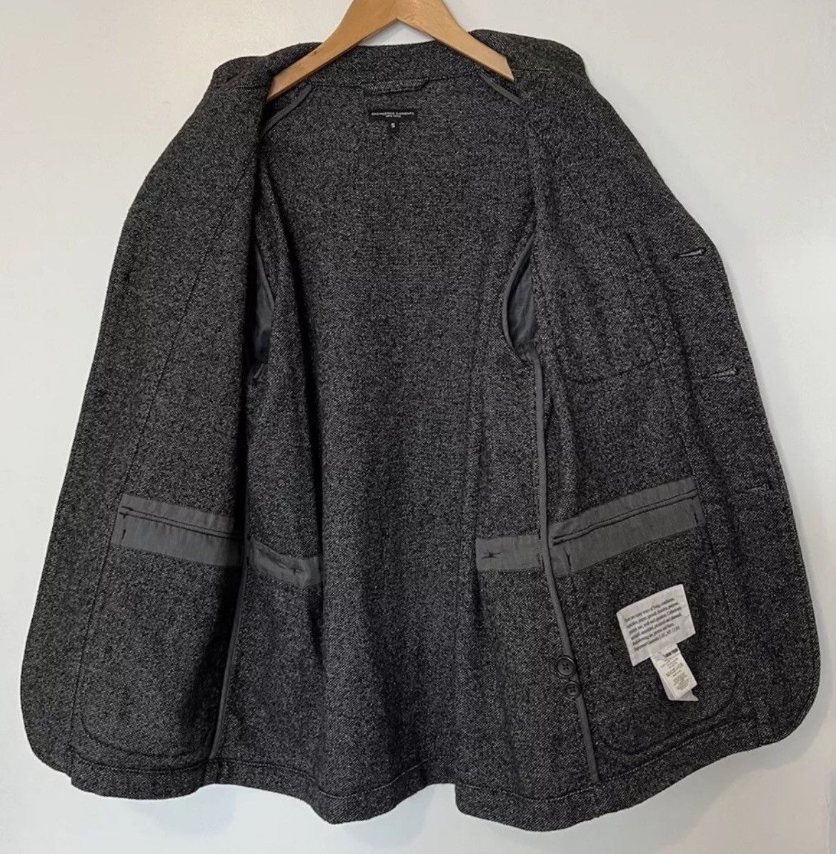 Engineered Garments ENGINEERED GARMENTS Loiter Jacket Sz S Charcoal Wool Blend Size US S / EU 44-46 / 1 - 8 Thumbnail