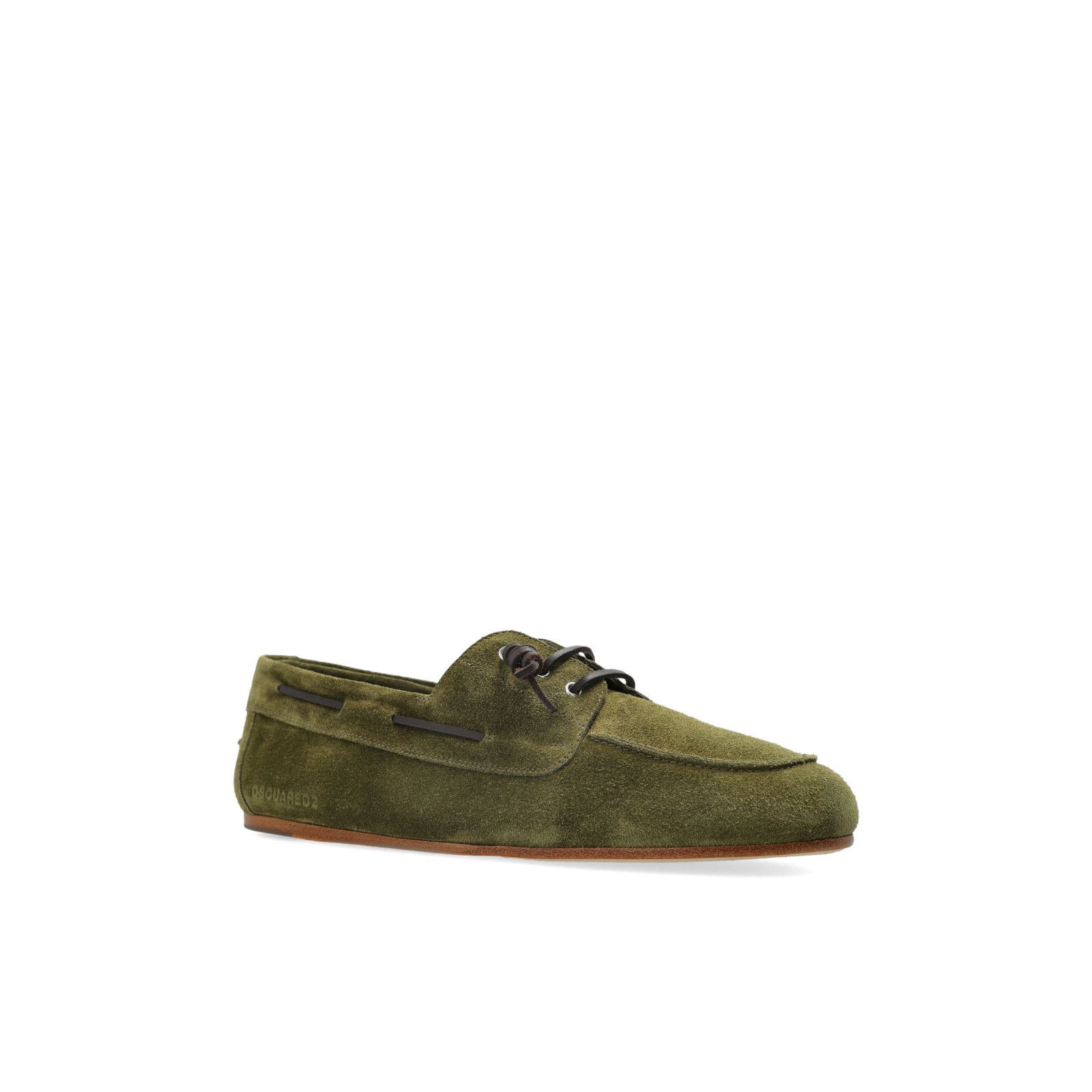 Dsquared2 DSQUARED2 Green Suede Loafers New & Authentic (Men's size:8; Size US 8 / EU 41 - 2 Thumbnail