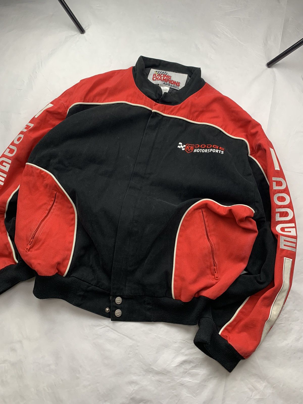 NASCAR Vintage 2000s Nascar Dodge Racing Jacket Size US XXL / EU 58 / 5 - 3 Thumbnail