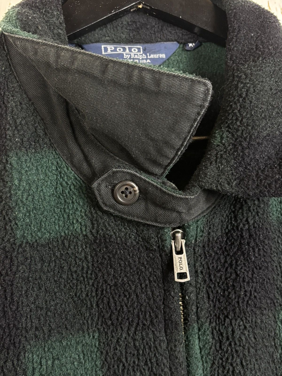 Polo Ralph Lauren 80s Polo By Ralph Lauren Fleece Zippered Collared Jacket XL Size US XL / EU 56 / 4 - 4 Thumbnail