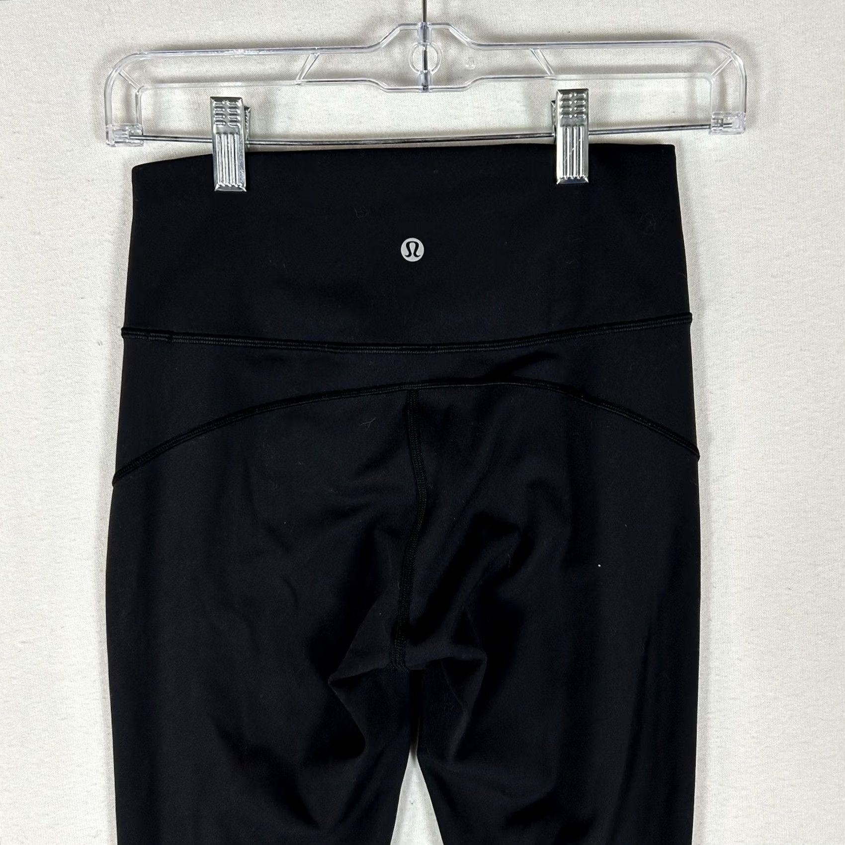 Lululemon Lululemon Capri Leggings Womens 6 Black Activewear Stretch Mid-Rise Pull On Size 28" / US 6 / IT 42 - 7 Thumbnail