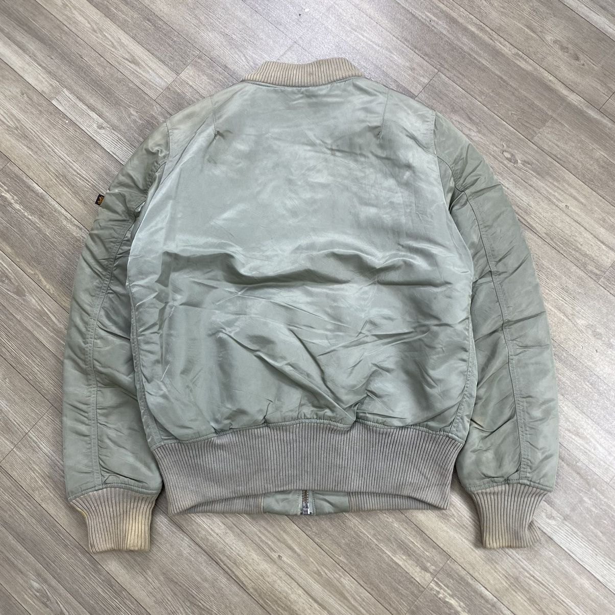 Alpha Industries 1968 Vintage Alpha Industries MA-1 OG Military Bomber Jacket Size US M / EU 48-50 / 2 - 17 Thumbnail