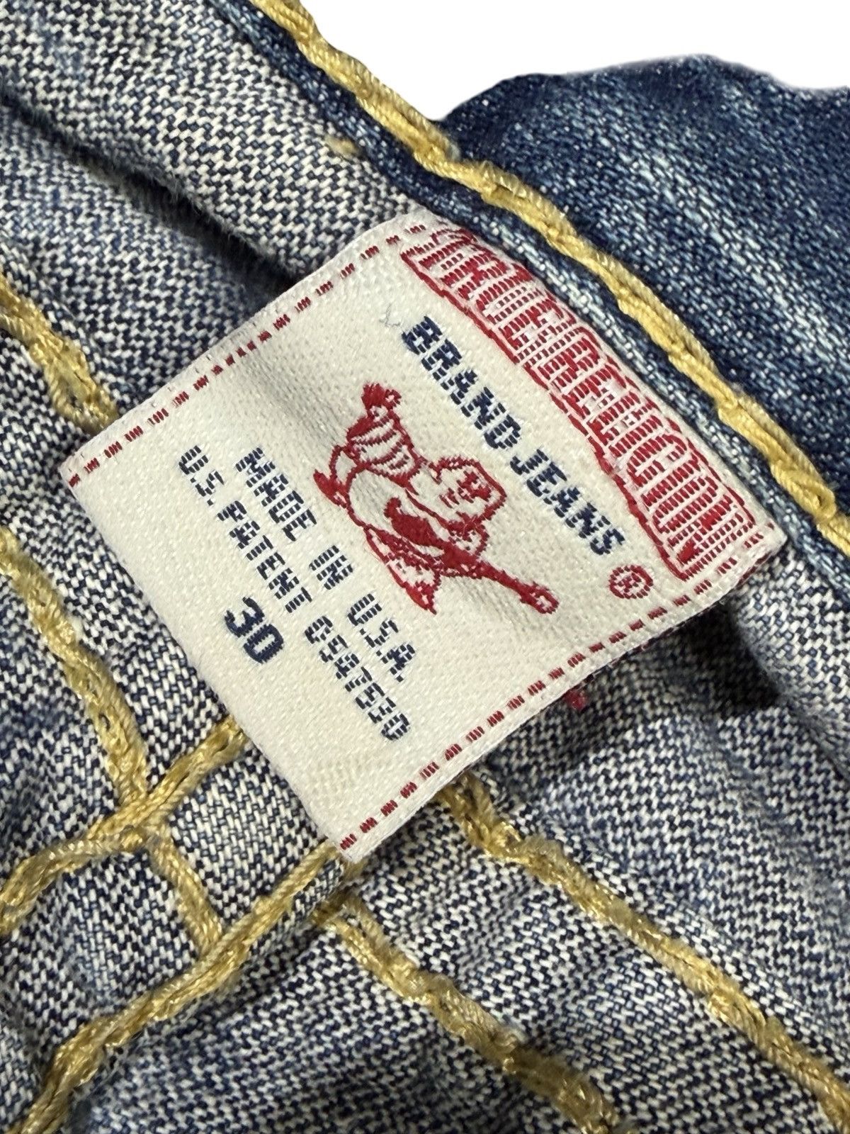 True Religion True religion Billy Super T yellow thread Size US 30 / EU 46 - 3 Thumbnail