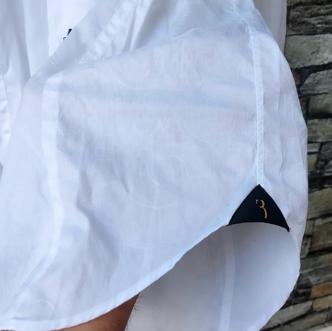 Billionaire Couture Billionaire Plain White Long Sleeve Button Bag Size US S / EU 44-46 / 1 - 6 Thumbnail