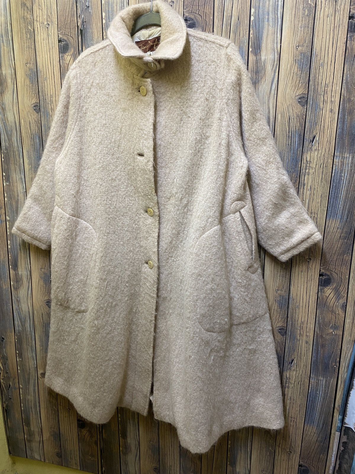Thierry Mugler Vintage thierry mugler mohair trench coat Size L / US 10 / IT 46 - 1 Thumbnail