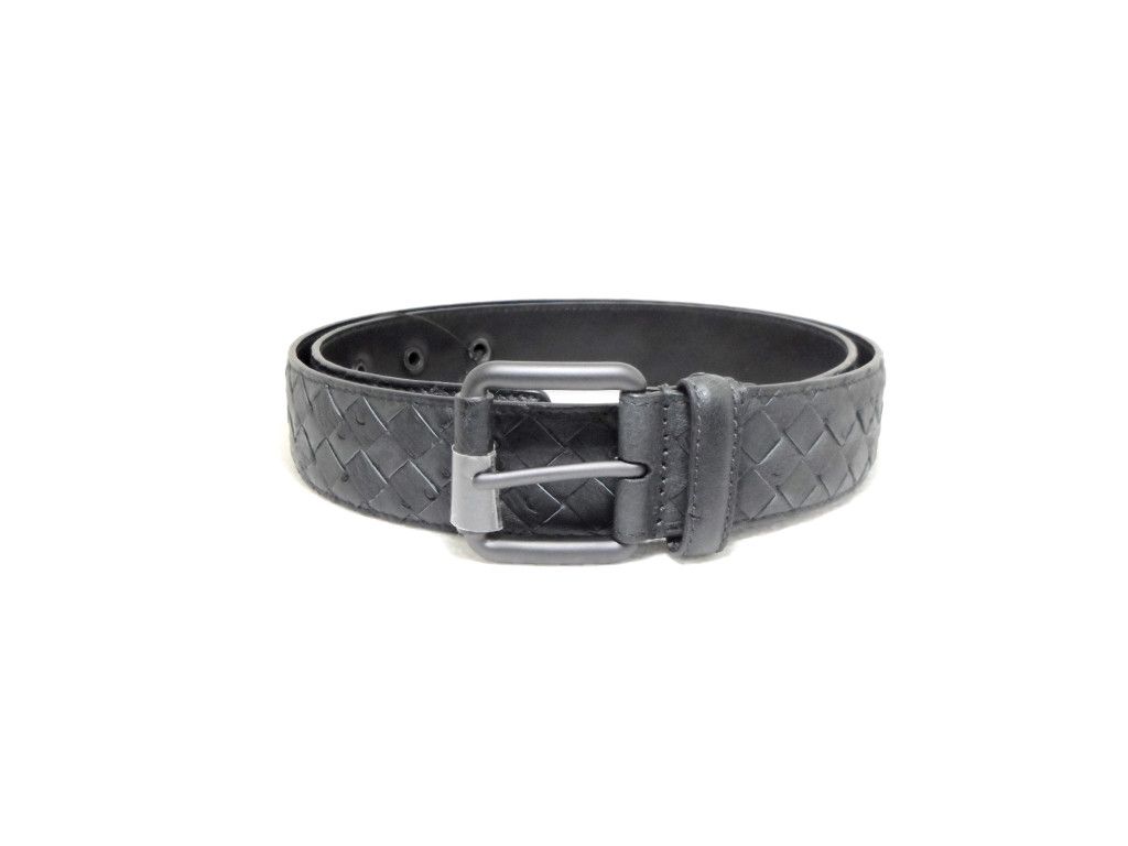 Bottega Veneta Intrecciato Ostrich belt