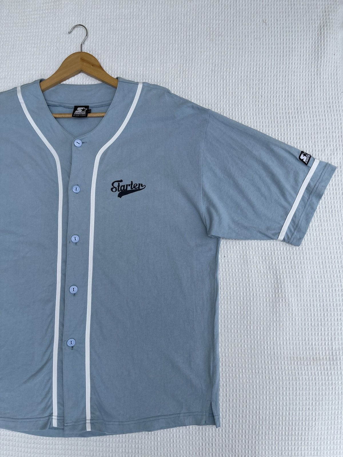 Black Label × Starter Last Drop🔥Rare🔥Starter Black Label Button Shirt Size US XXL / EU 58 / 5 - 12 Thumbnail