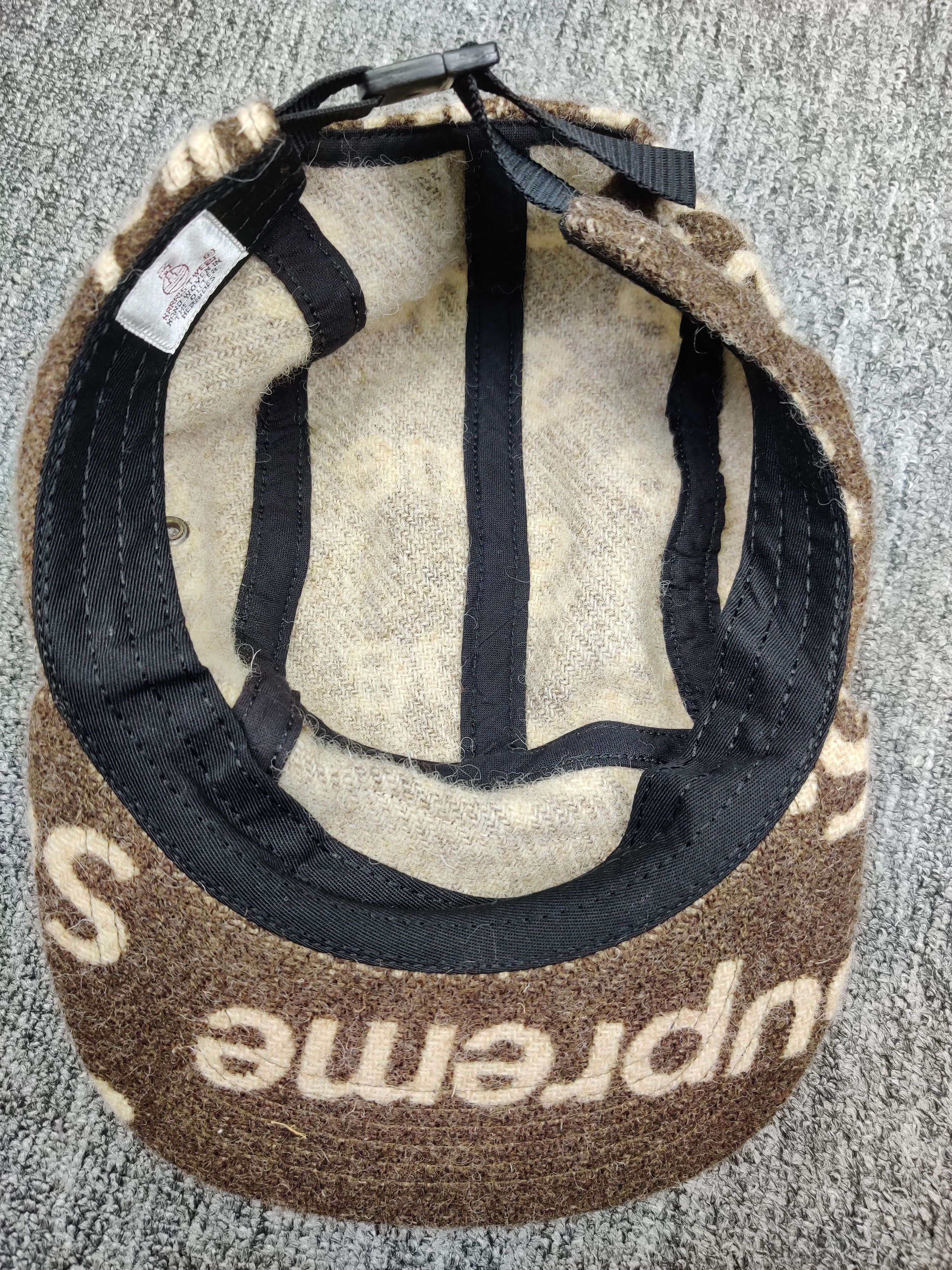 Harris Tweed × Supreme Supreme 18AW Harris Tweed Wool Camp Hats Size ONE SIZE - 4 Thumbnail