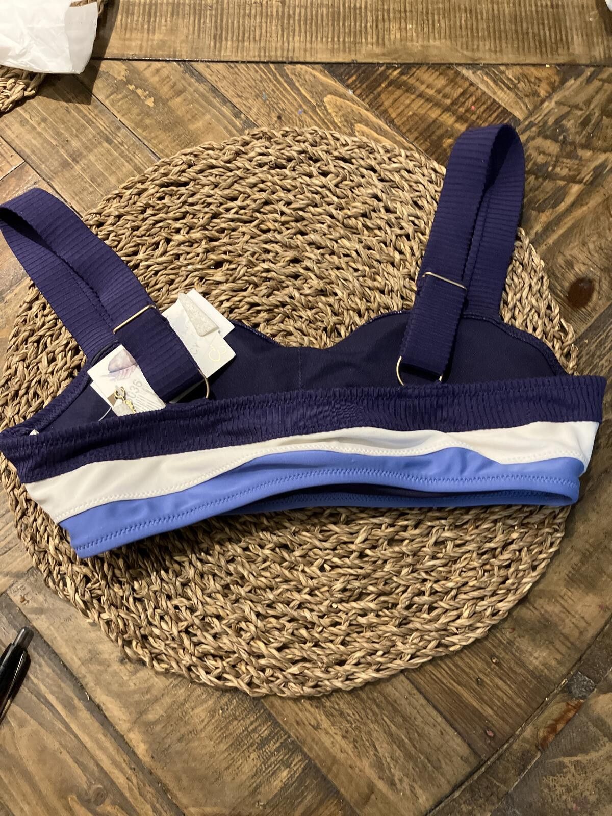 Other NWT Jessica S Colorblock Bralette Bikini Top Size Small Size ONE SIZE - 4 Thumbnail