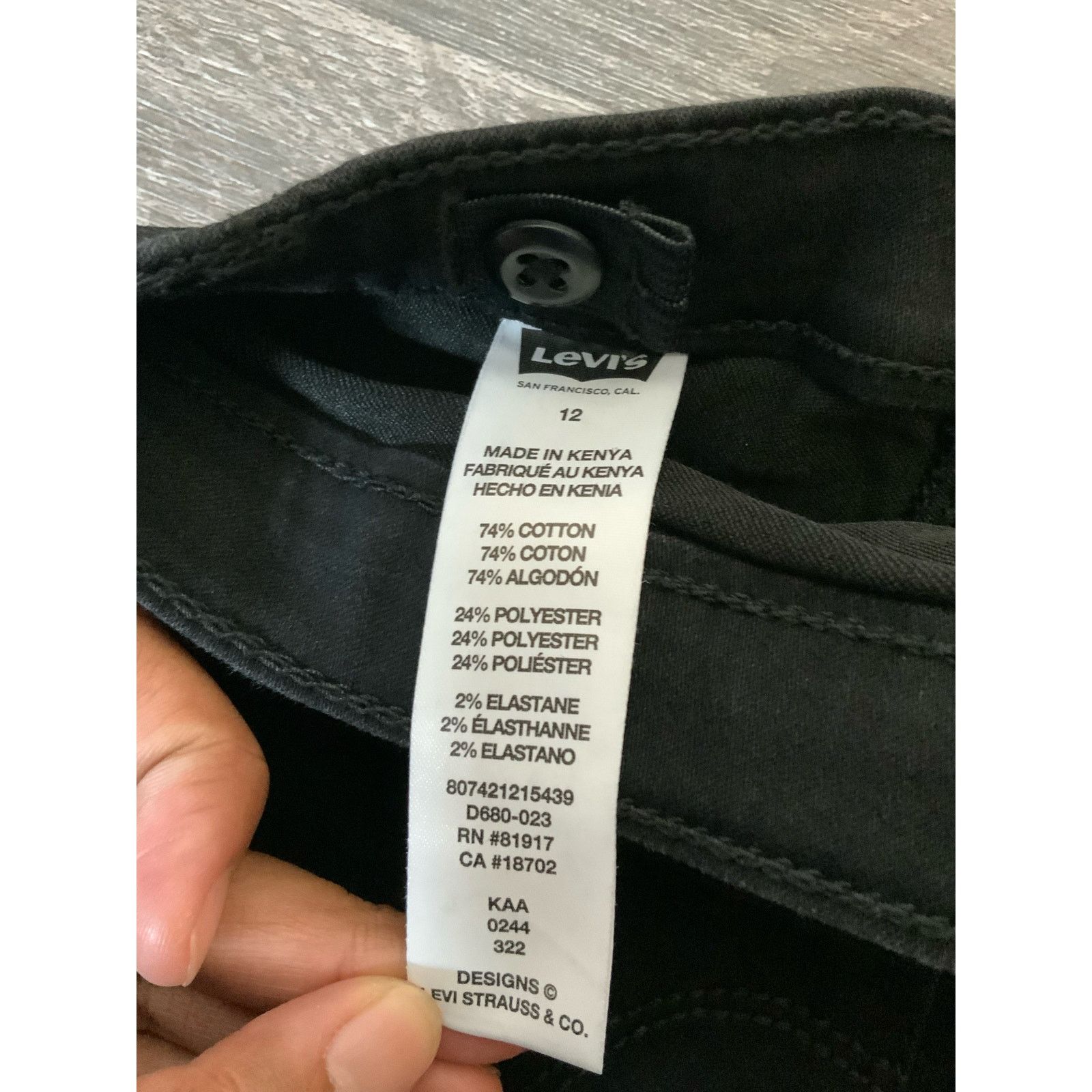 Levi's Levi's Pull on Jeggings Skinny Pants Women Size 12 - USED Size 34" / US 12 / IT 48 - 3 Thumbnail