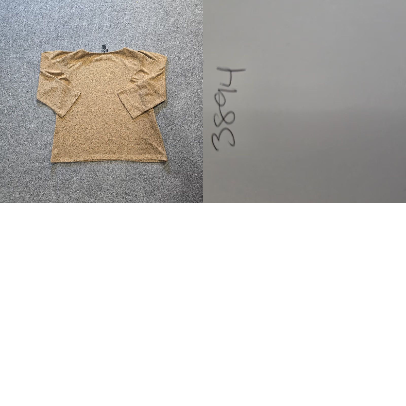 Vintage Clara Sun Woo Top Women XS Brown Ruffle Sleeve Knit Stretch Casual Blouse Shirt Size XS / US 0-2 / IT 36-38 - 8 Thumbnail