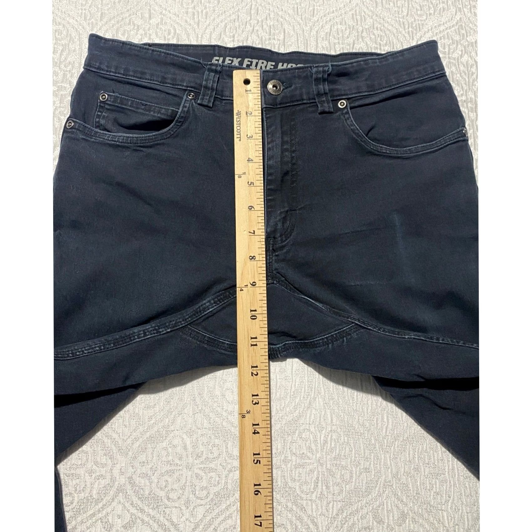 Duluth Trading Company Duluth Trading Co Flex Fire Hose Slim Fit Work Pants Mens 30x28 Black Canvas Size US 30 / EU 46 - 5 Thumbnail