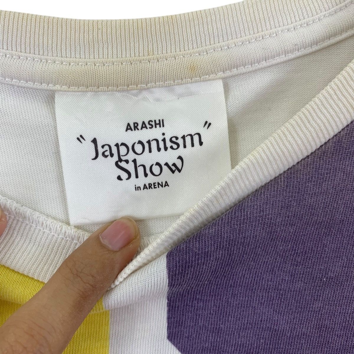 Vintage ARASHI JAPAN BOY BAND Japonism Show Tour Tee Shirt Top Size S / US 4 / IT 40 - 6 Thumbnail