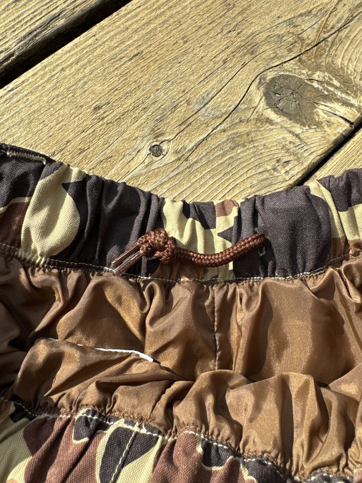Columbia VTG Columbia Mens Size LARGE Duck Camo Nylon Rain Pants Size US 36 / EU 52 - 7 Thumbnail