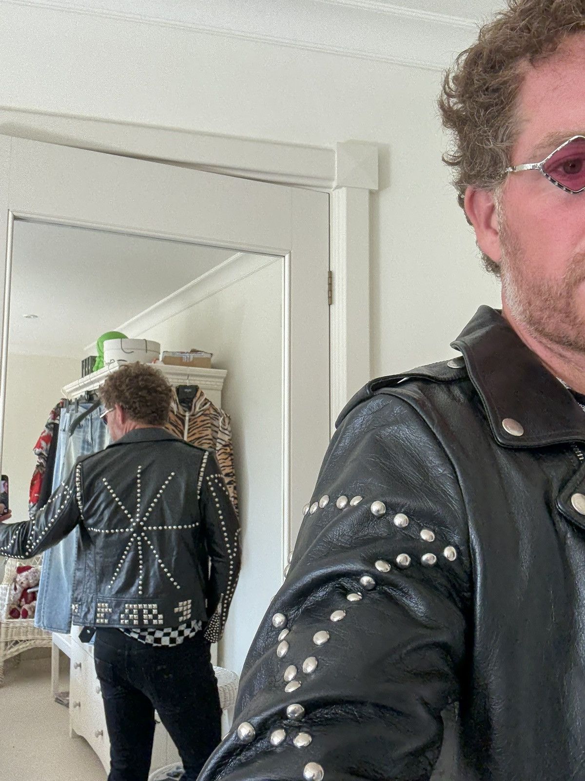 Saint Laurent Paris FW16 Saint Laurent studded leather biker jacket Hedi Grail Size US M / EU 48-50 / 2 - 11 Thumbnail