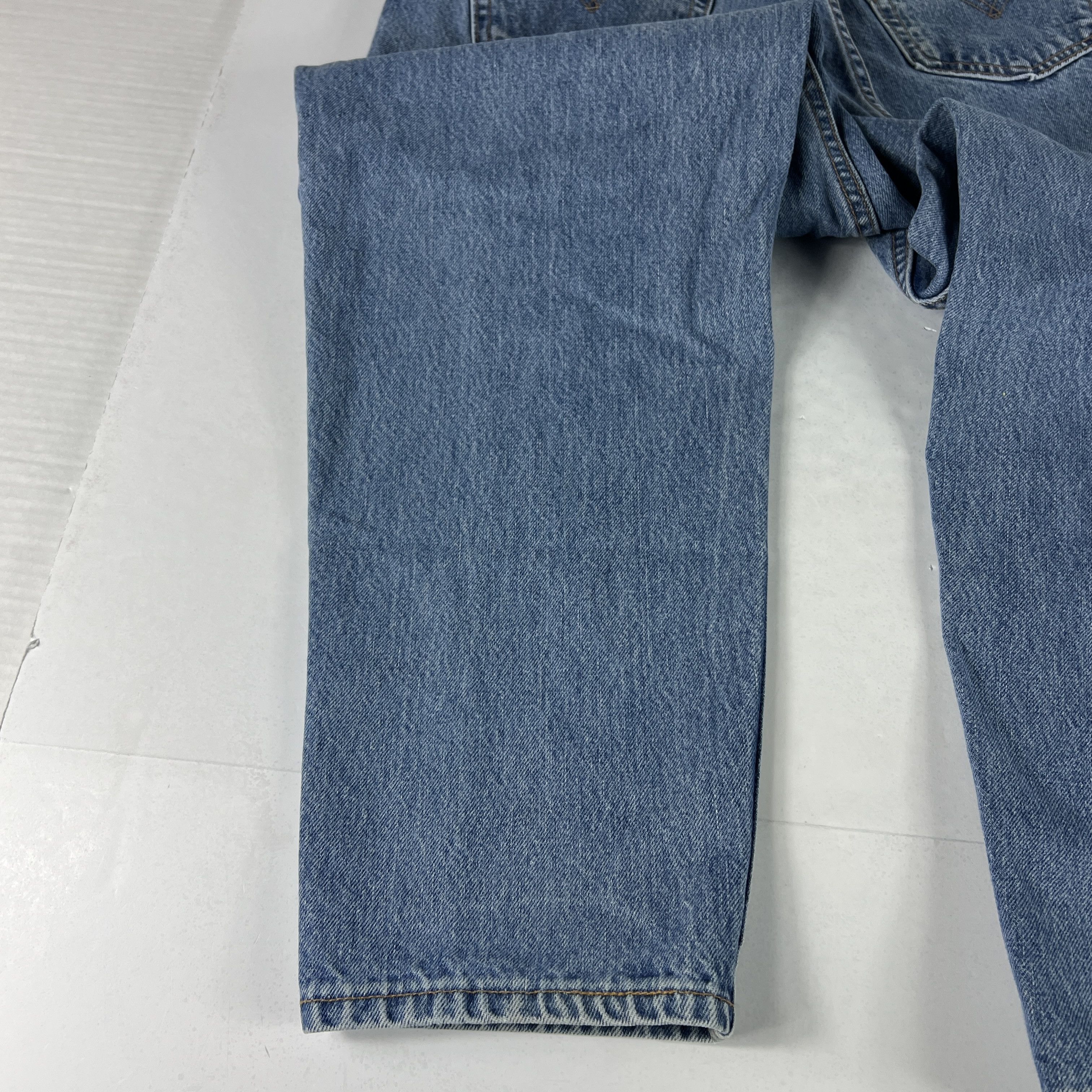 Levi's × Vintage VTG 90s Levi's Jeans 560 Loose Tapered Blue Cotton Denim Size US 32 / EU 48 - 17 Thumbnail