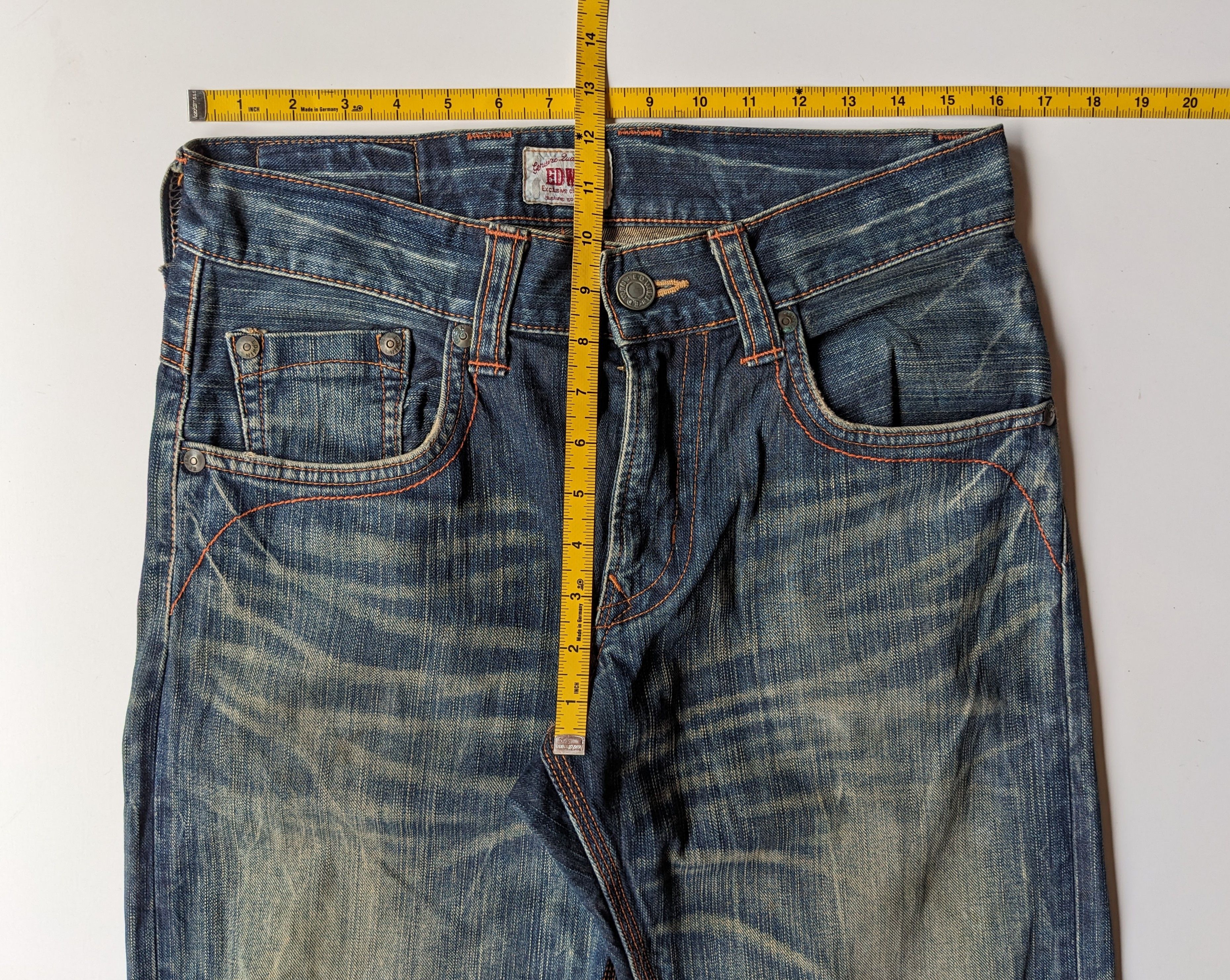Edwin Edwin 424XV mudwash distressed jeans Size US 32 / EU 48 - 7 Thumbnail