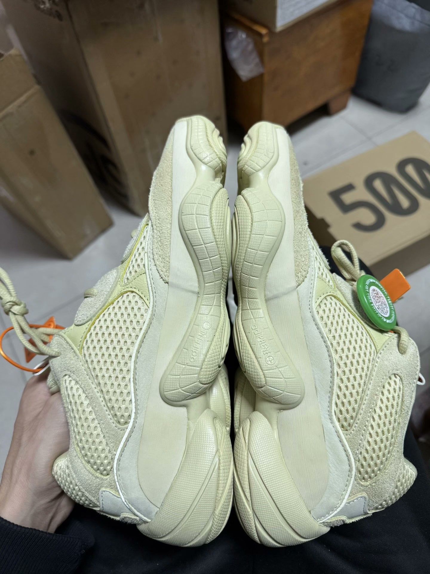 Yeezy Yeezy Yellow Lowtop Sneakers 42 Men Size US 9 / EU 42 - 1 Thumbnail