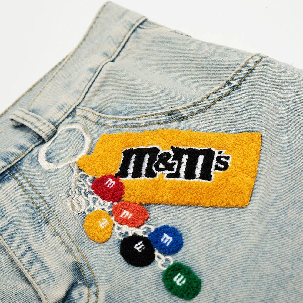 Jean Men's punk distressed loose washed denim shorts Size US 32 / EU 48 - 3 Thumbnail