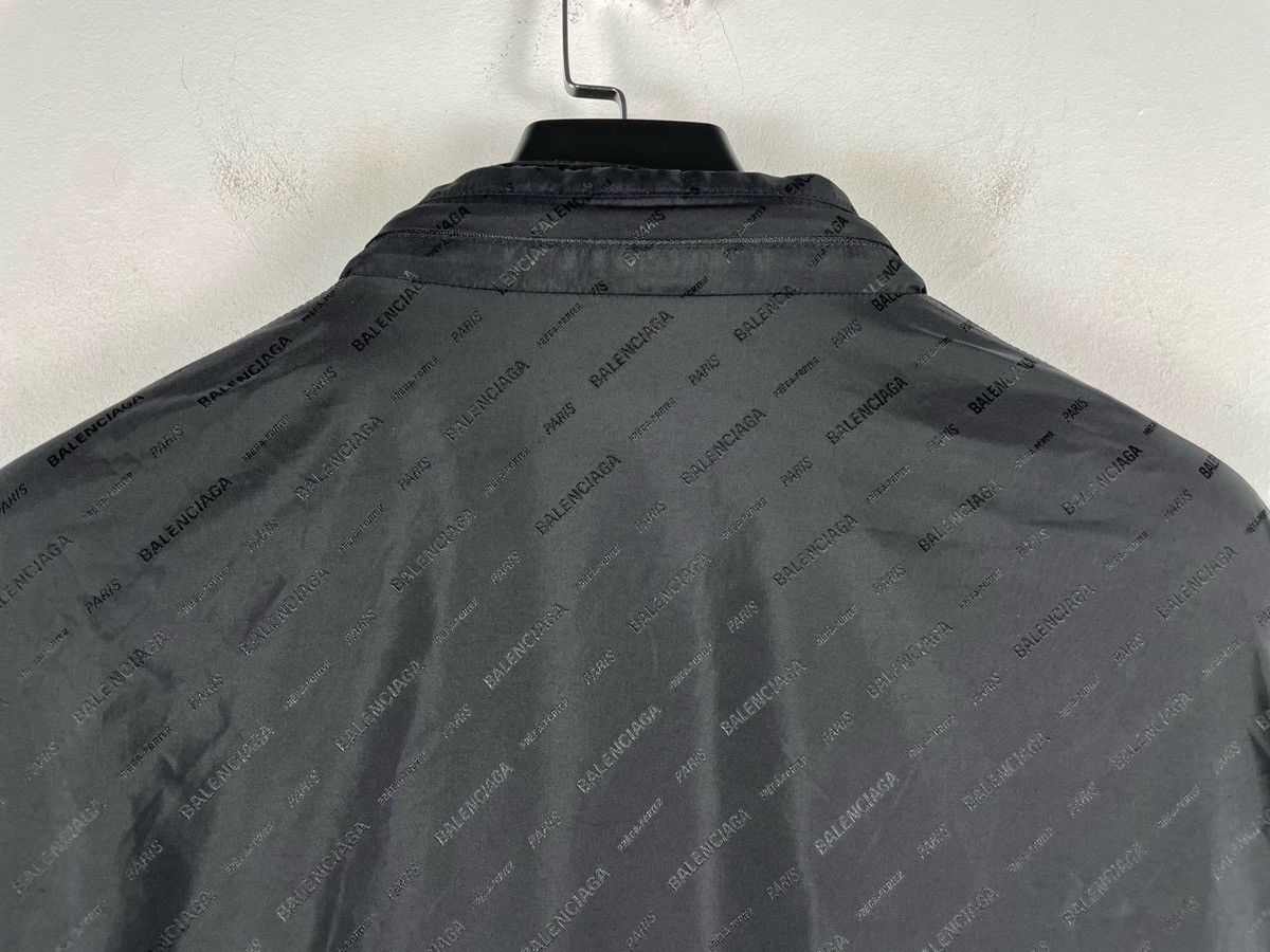 Balenciaga Balenciaga Monogram Prints Logo Hooded Jacket Size US S / EU 44-46 / 1 - 12 Thumbnail