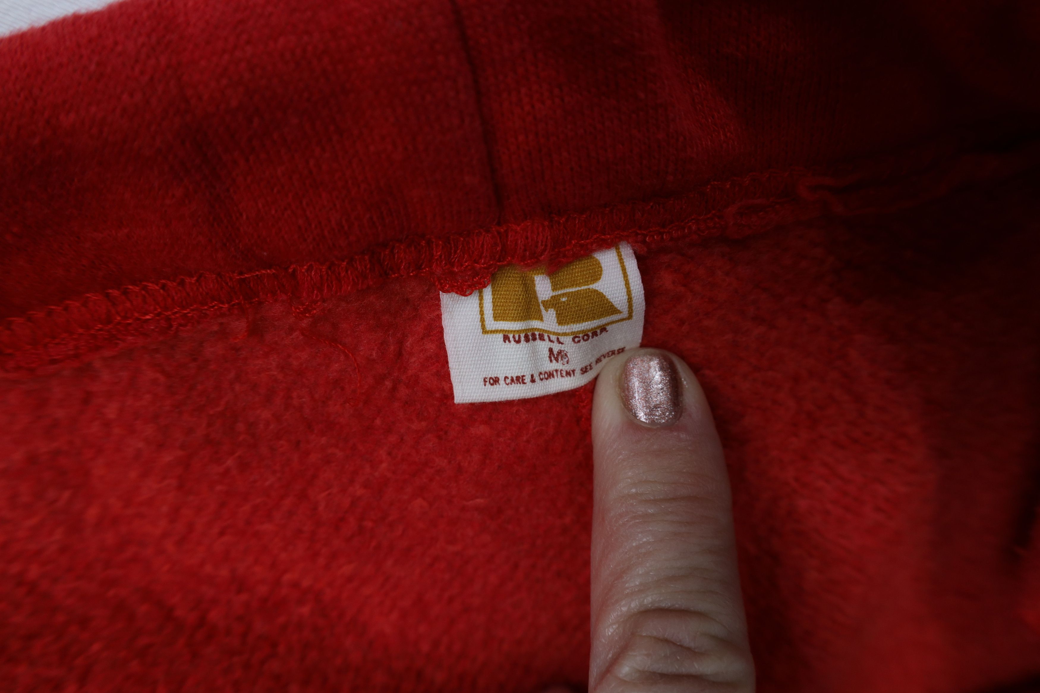 Russell Athletic Vintage 70s Russell Athletic Sweatpants Joggers Red USA Size US 34 / EU 50 - 6 Thumbnail