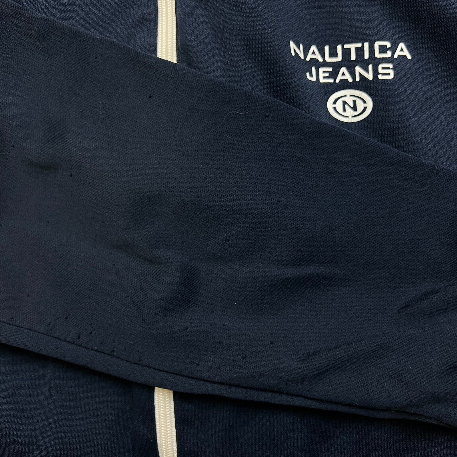 Nautica × Vintage Nautica Track Jacket Large Spell Out Sweatshirt Tracksuit Size US L / EU 52-54 / 3 - 4 Thumbnail