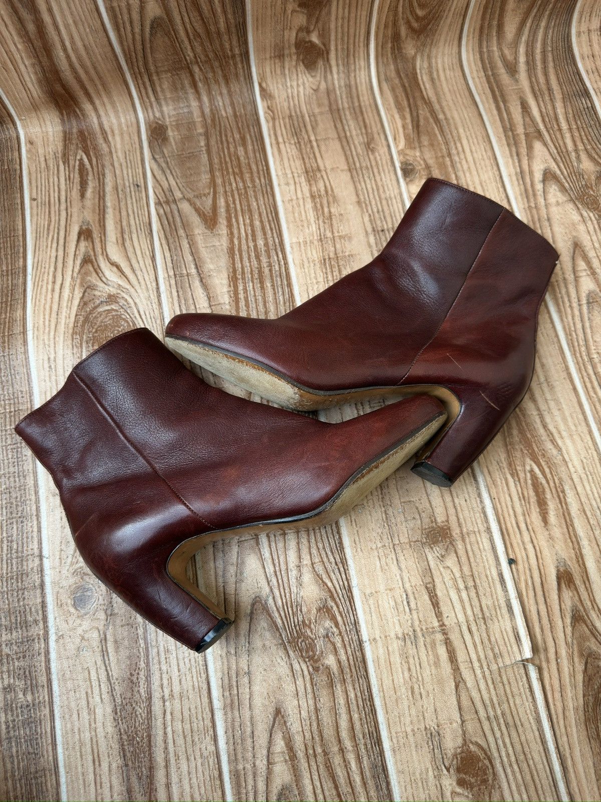 Maison Margiela Maison Martin Margiela Curved Heeled Boots Line 22 Size US 9 / IT 39 - 16 Thumbnail