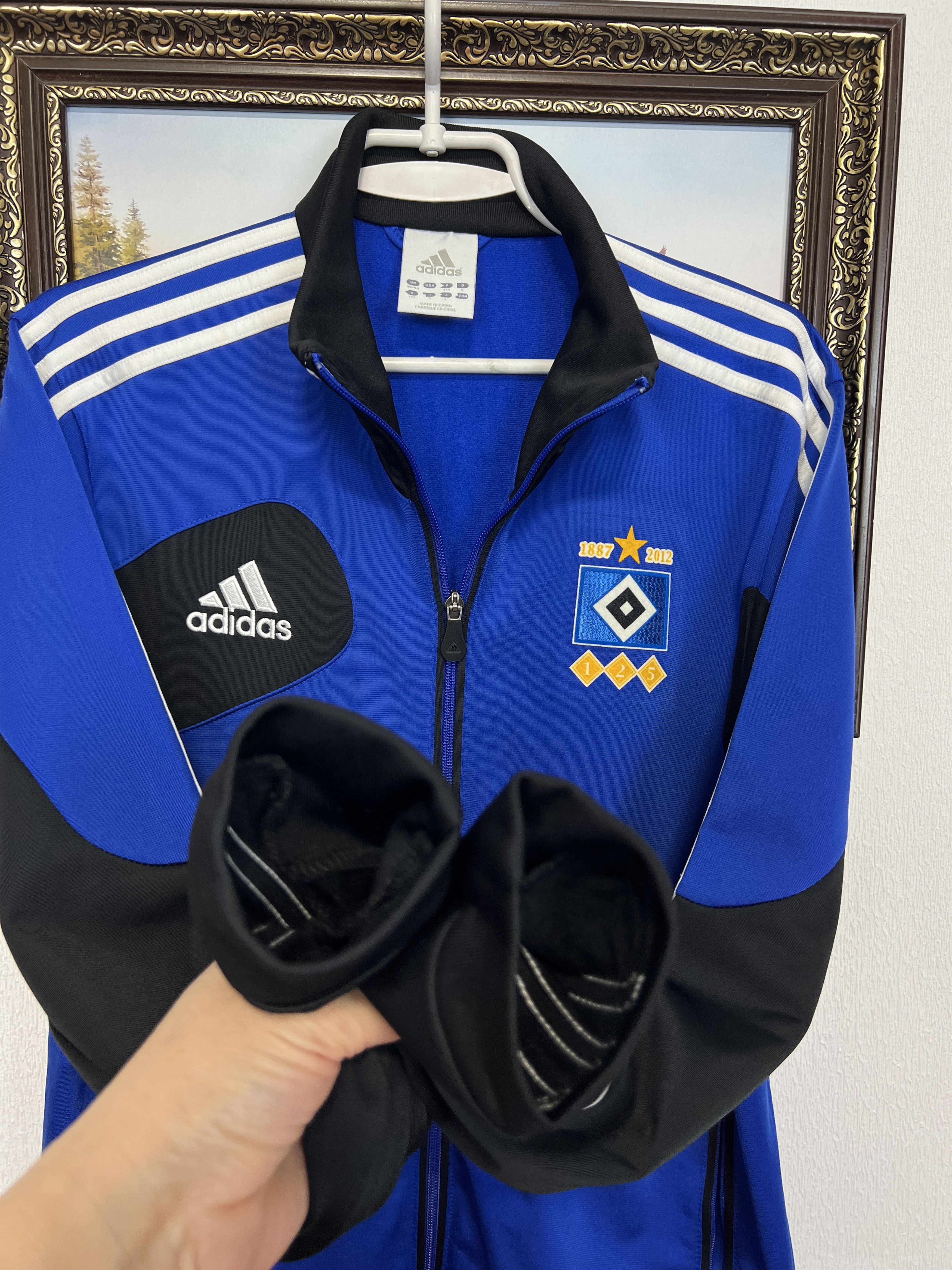 Adidas Vintage Hamburg Football Jacket Soccer Track Top Zip Rare Size US M / EU 48-50 / 2 - 6 Thumbnail