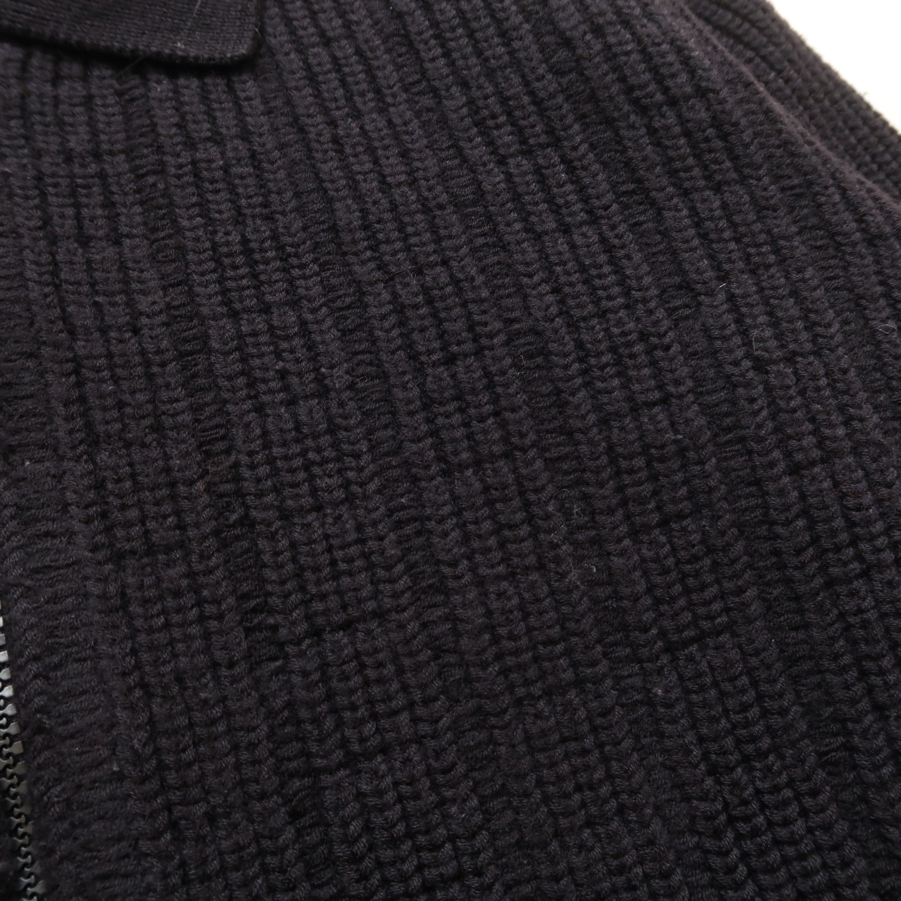 Ermenegildo Zegna × The Elder Statesman Ermenegildo Zegna Yachting Cable Square Knit Fuzzy Jacket Size US M / EU 48-50 / 2 - 8 Thumbnail