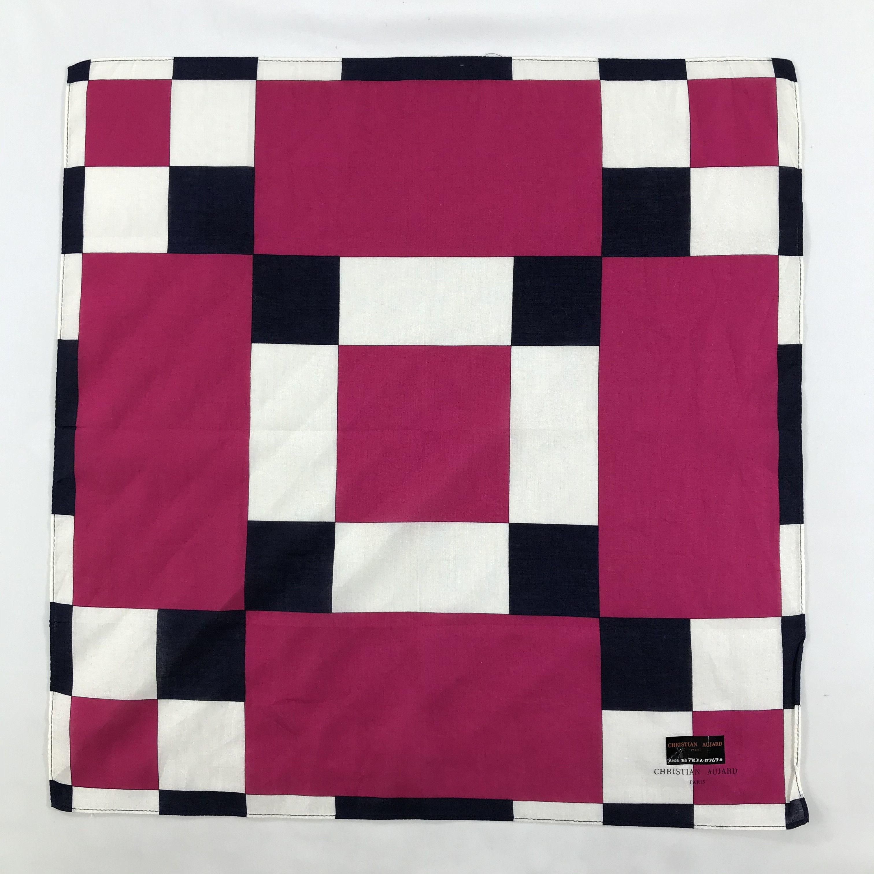 Vintage Christian Aujard Bandana / Handkerchief / Neckerchief -S1469 Size ONE SIZE - 1 Thumbnail