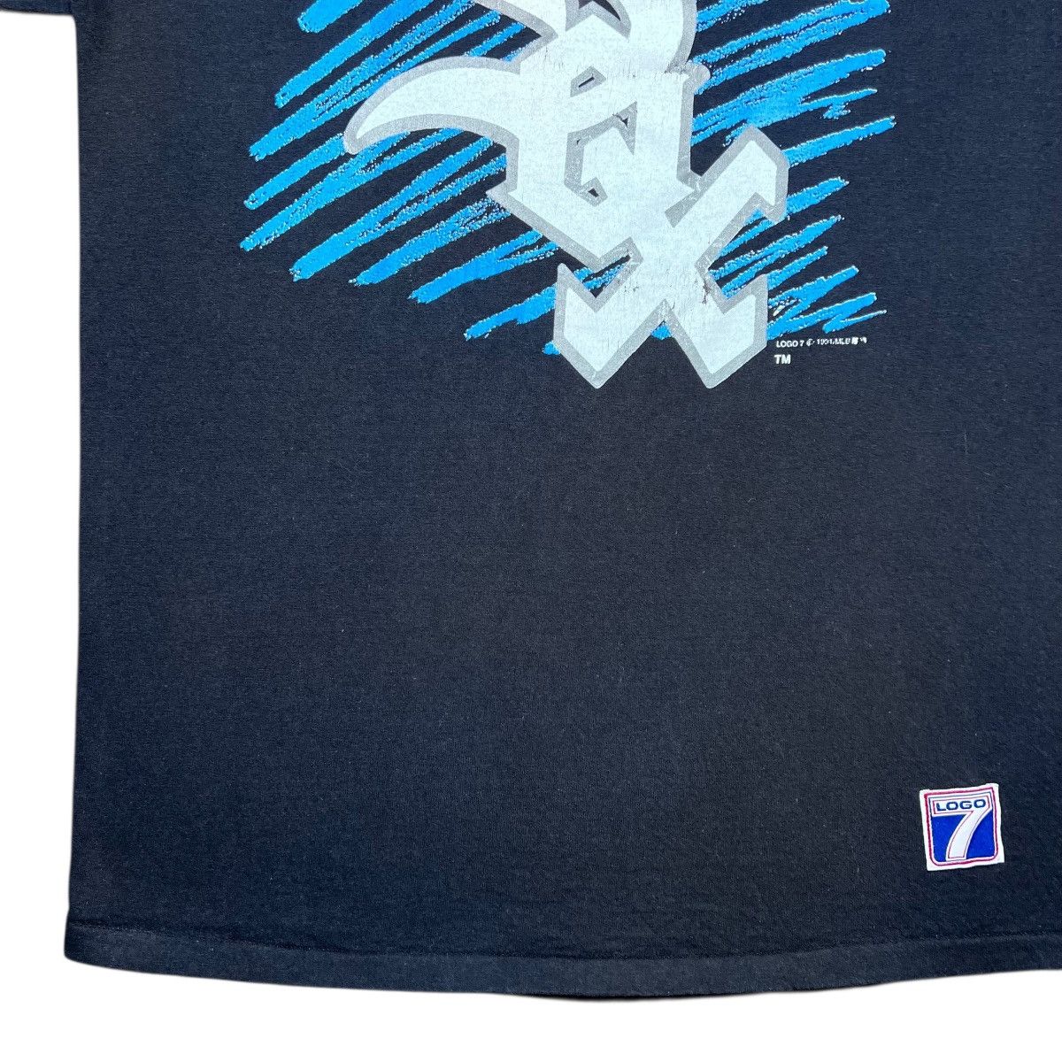 Logo 7 Vintage 1991 MLB Chicago White Sox Logo 7 Graphic T-Shirt Size US L / EU 52-54 / 3 - 6 Thumbnail