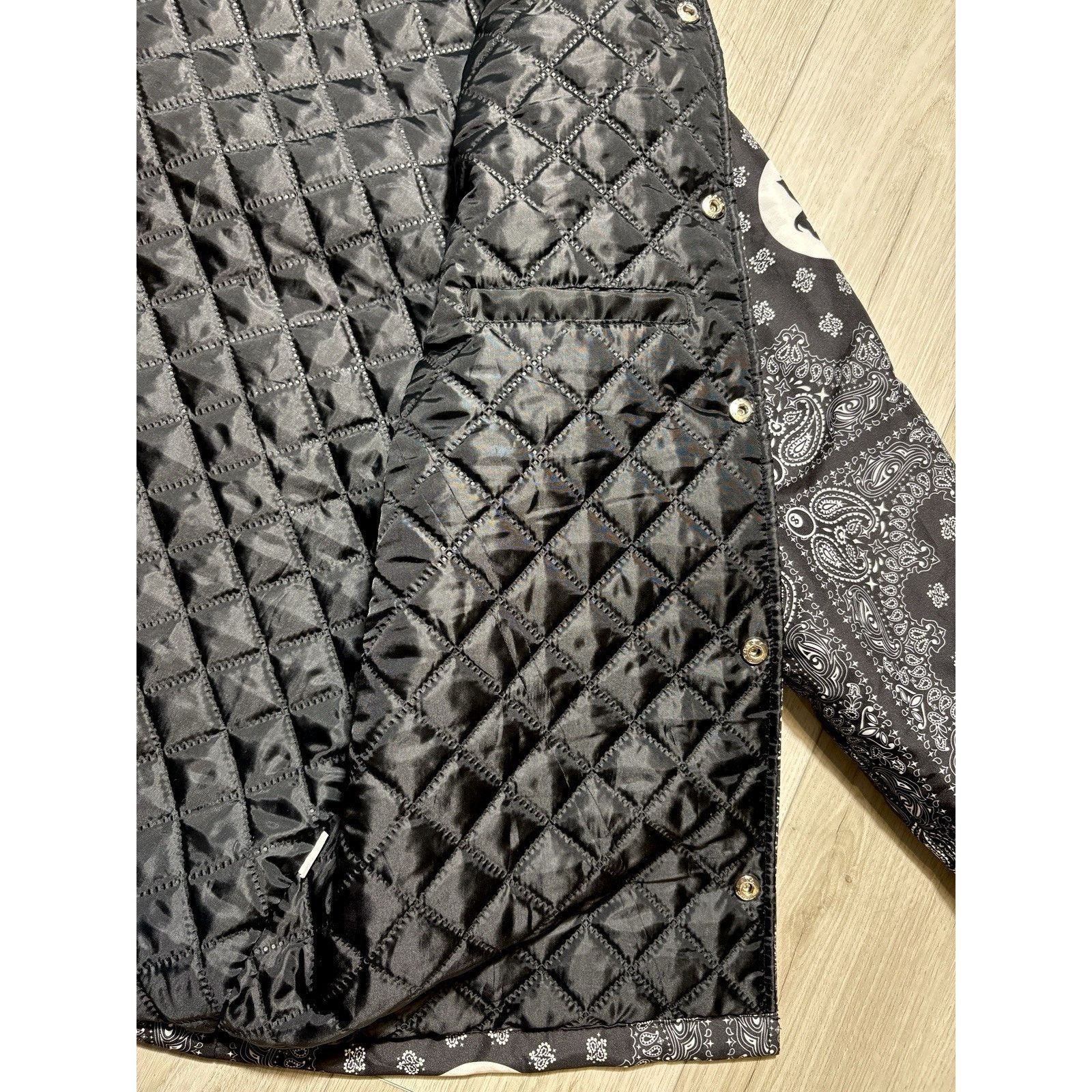 Section 8 Section Eight Y2K Paisley Bandana Streetwear Jacket Large Size US L / EU 52-54 / 3 - 7 Thumbnail