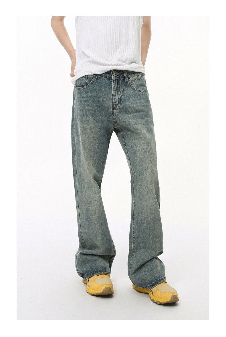 Japanese Brand × Jean Vintage distressed washed versatile casual flared jeans Size US 32 / EU 48 - 2 Thumbnail