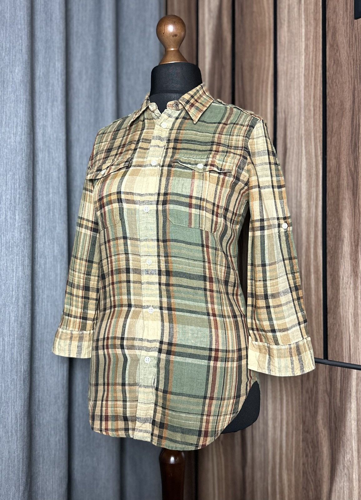 Ralph Lauren Ralph Lauren Sport 100% Linen Shirt Blouse Women's Size 4 Size S / US 4 / IT 40 - 2 Thumbnail