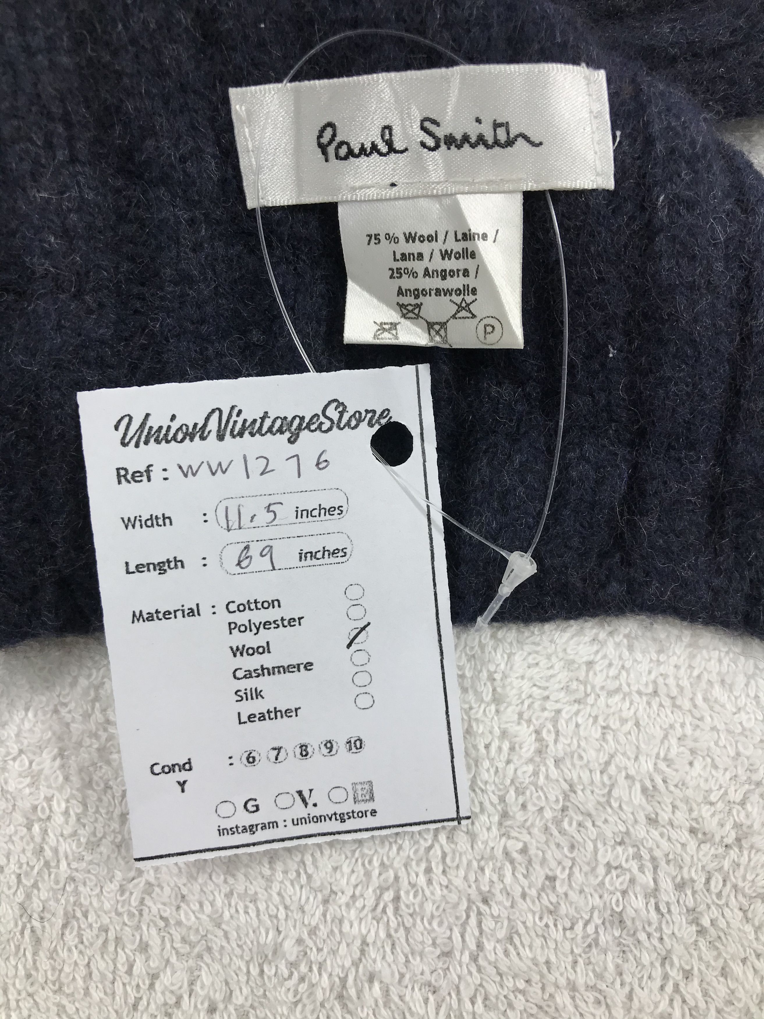 Paul Smith Paul Smith Scarf / Muffler / Neckwear - WW1276 Size ONE SIZE - 4 Thumbnail