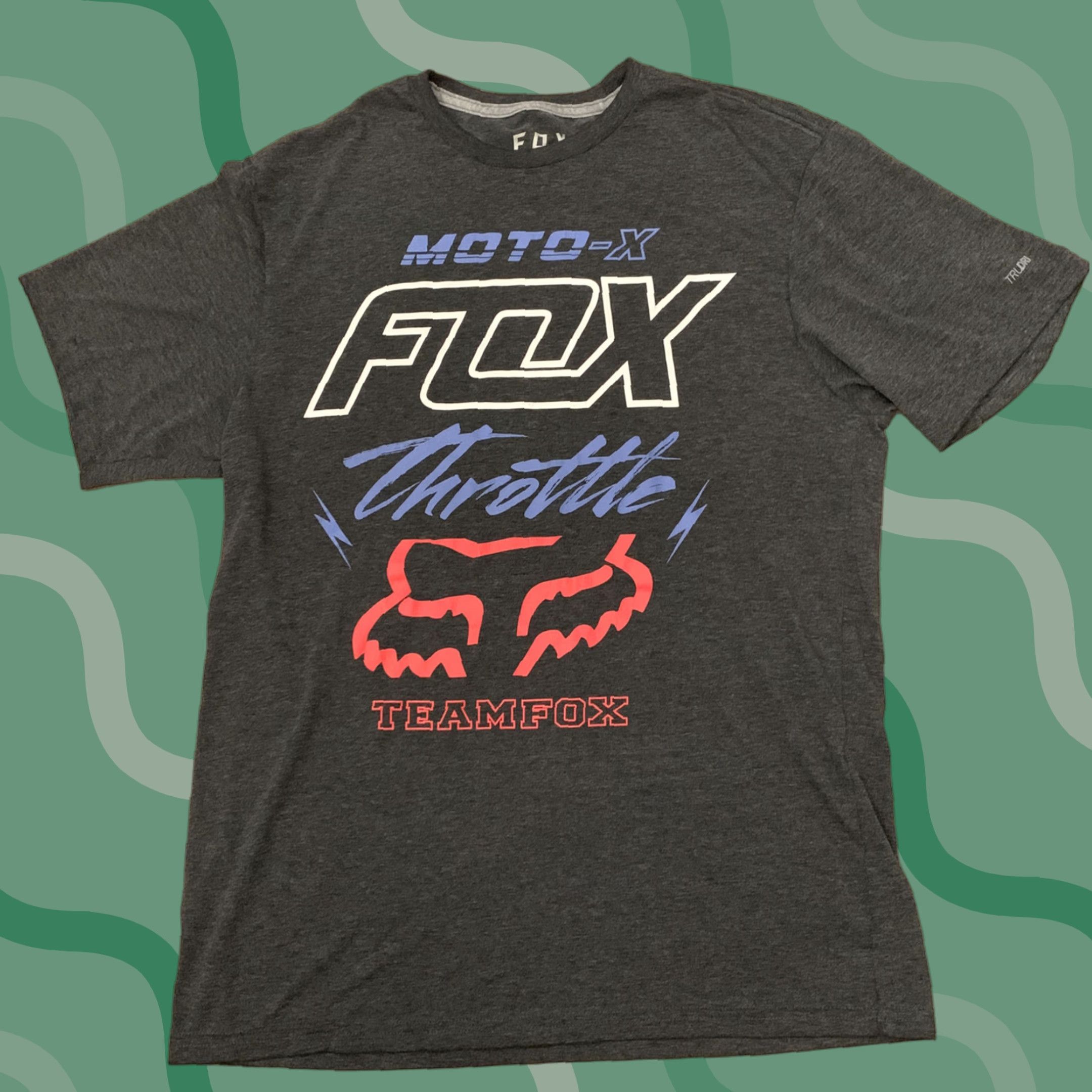 Vintage fox tech t shirt size L Trudri Size US L / EU 52-54 / 3 - 1 Thumbnail