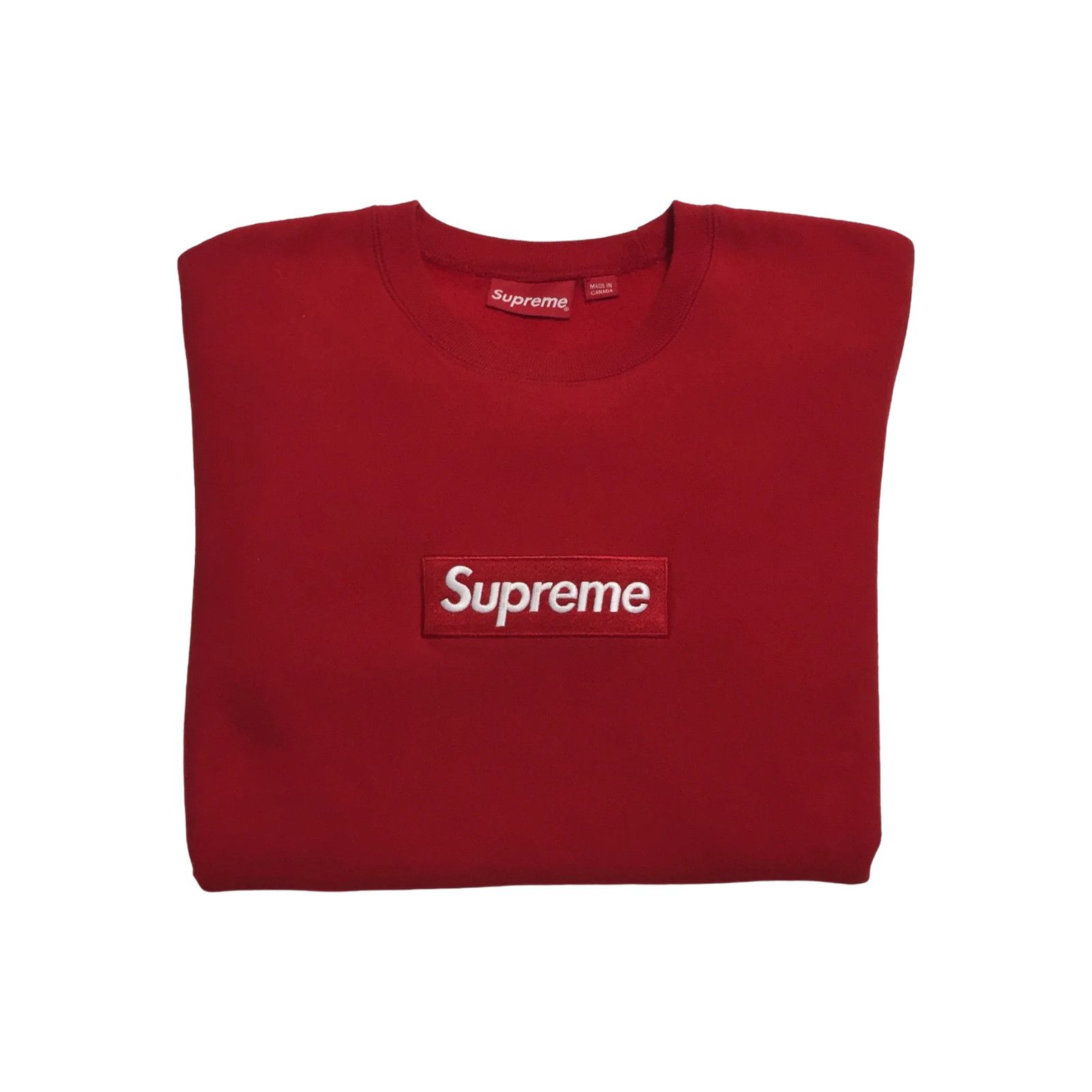 Supreme 2015 Supreme Red Box Logo Crewneck Size US XL / EU 56 / 4 - 2 Thumbnail