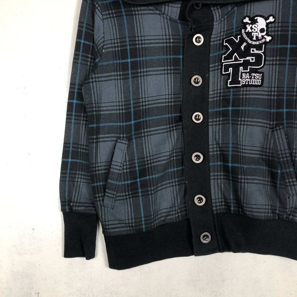 Japanese Brand 📌PUNK DESIGN BIKER JACKET BA-TSUSTUDIO SKELETON Size US S / EU 44-46 / 1 - 6 Thumbnail